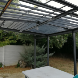 Aménagement de pergola avec fermeture loggia en PVC Bully-les-Mines